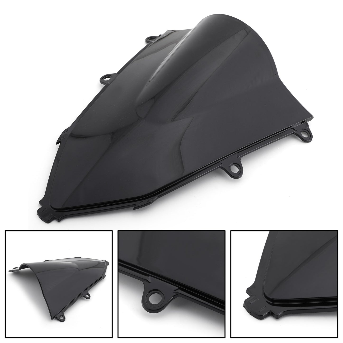 ABS MOTORCYCLE Portiere del parabrezza per Honda CBR650R CBR 650 R 2019-2023 NERO