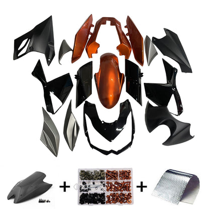 Kit carenatura iniezione in plastica ABS adatto per Kawasaki Z1000 2010-2013
