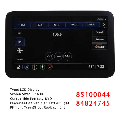85100044 84824745 Display LCD per poggiatesta GMC Yukon XL Suburban SEDILE POSTERIORE 21-24