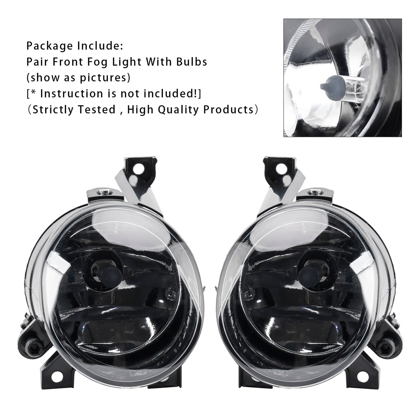 Coppia di fendinebbia anteriori per Volkswagen Caddy 2004-2011 e Touran 2003-2008