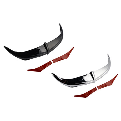 Decorazione decorativa Bat Brow Batwing per Electra Street Glide Trikes 96-13