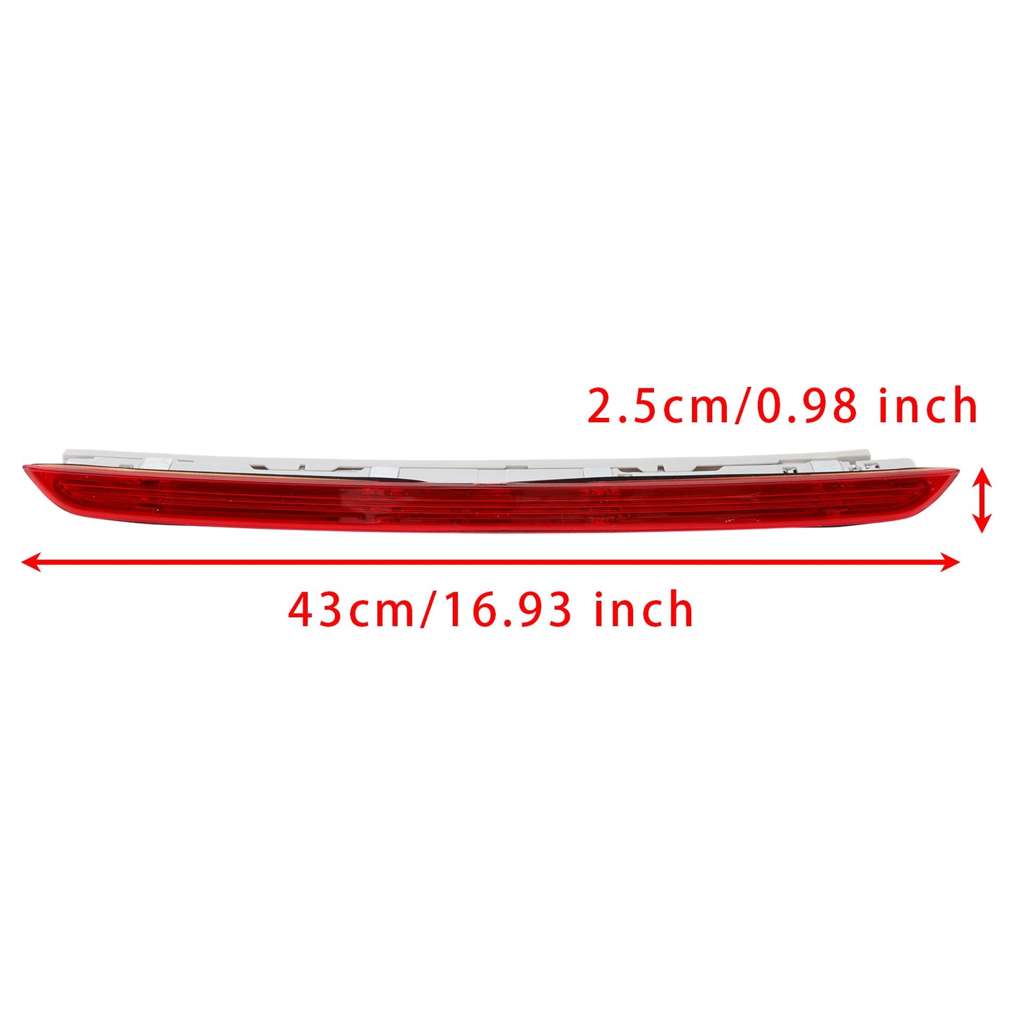 Luce freno posteriore, terza luce di stop 8K9945097 per Audi A4 RS4 B8 Avant, rossa