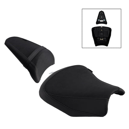 Kit cuscini passeggero anteriore e posteriore Raider neri per Kawasaki Ninja 650 Z650 2017-2025