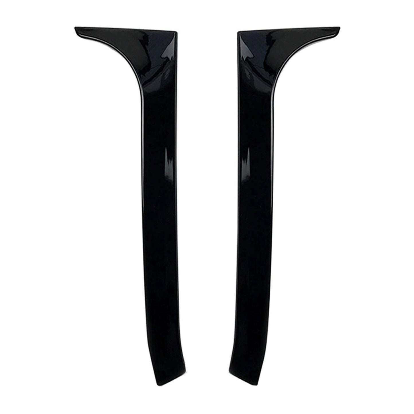 Spoiler laterali per lunotto posteriore nero lucido per VW Golf MK6 GTI 2008-2013