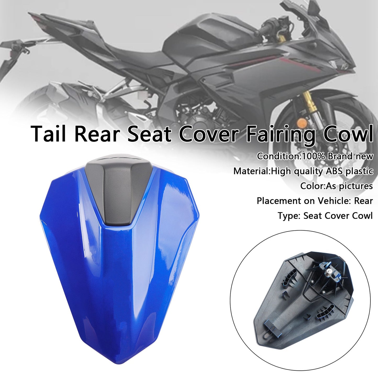 Copertura per carenatura del sedile del passeggero posteriore Honda CBR250RR 2023-2024