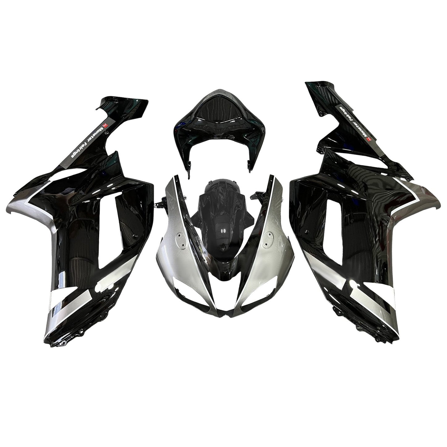 Kit carenatura iniezione in plastica ABS adatto per Kawasaki ZX6R 636 2007-2008