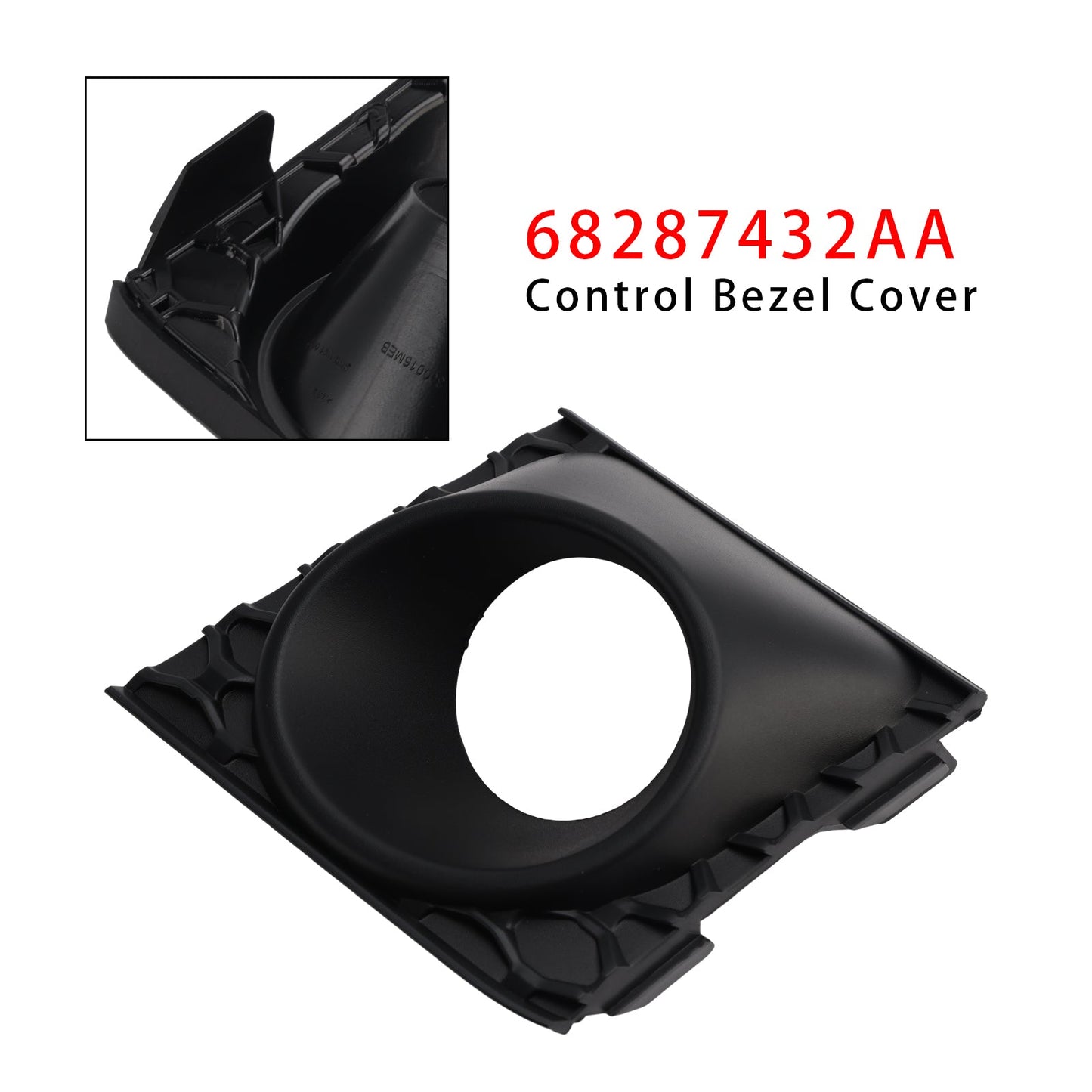 Cornice di copertura per il cruise control adattivo per Jeep Cherokee 2019-2023 68287432AA