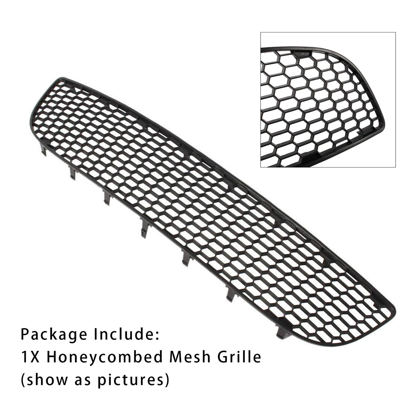 Griglia centrale a nido d'ape per paraurti anteriore inferiore VW Beetle 2006-2010
