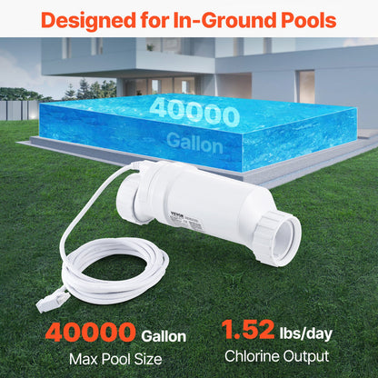 Generatore di cloro salino 20CELL-15/89420001 da 40.000 galloni per piscina