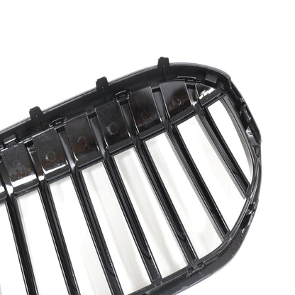 Griglia anteriore nera lucida a lamelle singole BMW Serie 7 G12 passo lungo 2019-2022