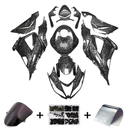 Kit carenatura iniezione in plastica ABS adatto per Kawasaki ZX6R 636 2013-2018