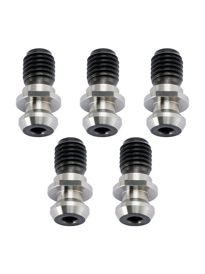 5Pz CAT40 45° 0,740" Manopola di ritenzione del perno del liquido refrigerante per Mazak Fadal Argento