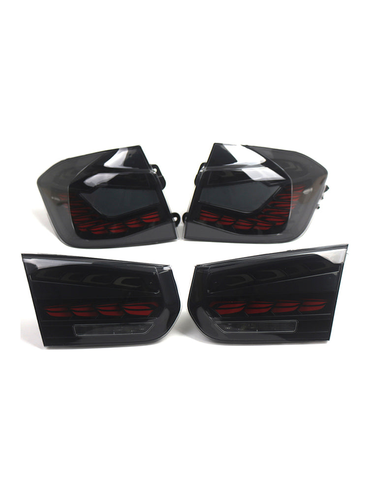 Gruppo ottico posteriore a LED fumé L&amp;R per BMW 3 F30 F80 M3 2013-2018