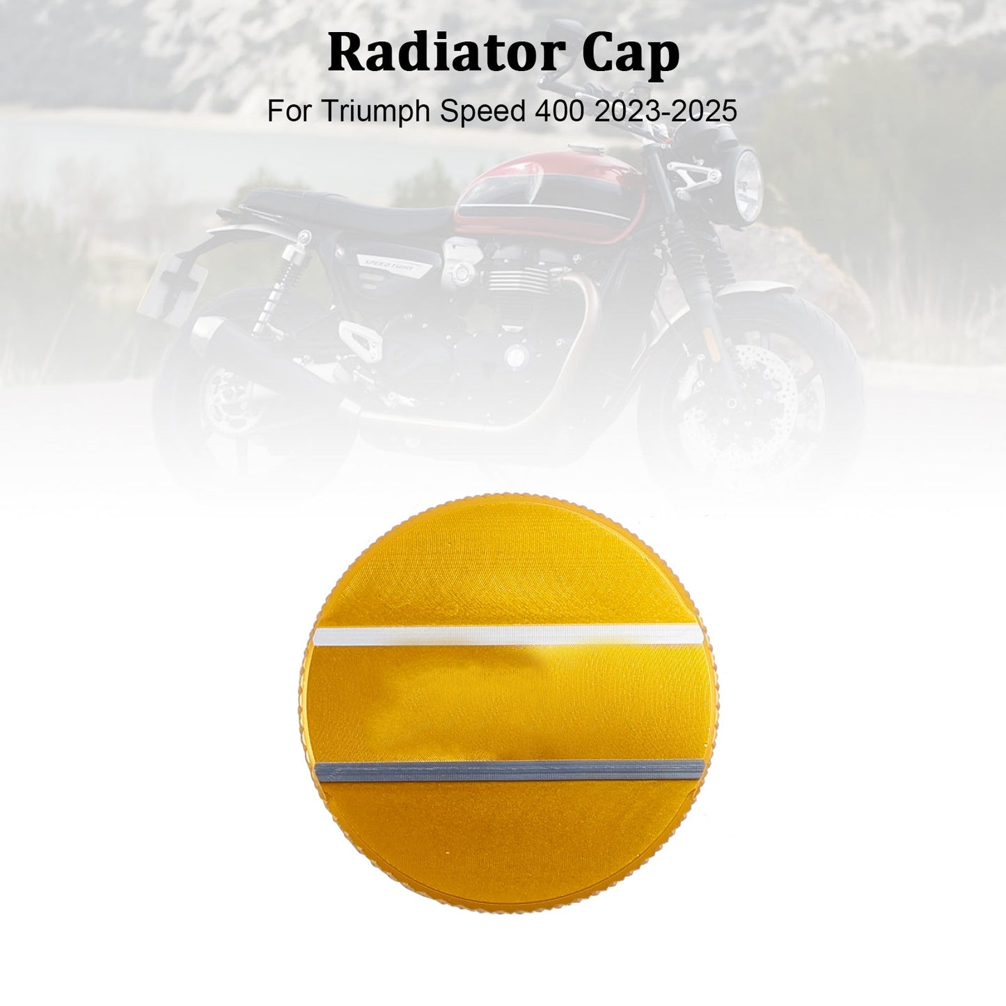 Coperchio del radiatore Triumph Speed 400 2023-2025, tappo del liquido di raffreddamento