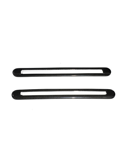 Cornice di finitura per bocchetta d'aria laterale posteriore in fibra di carbonio per Mercedes-Benz Classe G G63 G550 (modelli dal 2025 in poi).