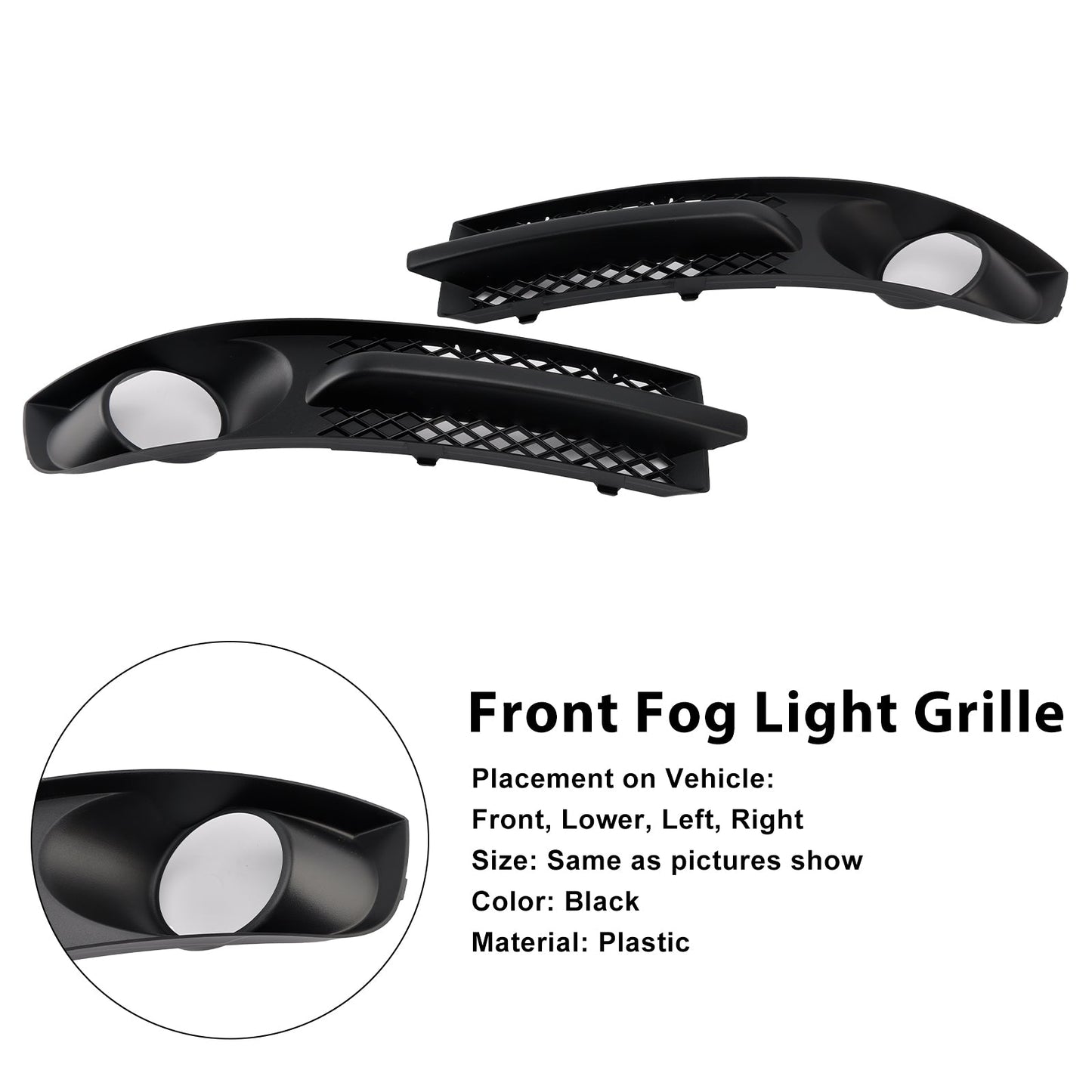 Griglia fendinebbia paraurti anteriore VW Sharan 7M 2000-2010 con foro fendinebbia