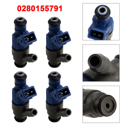 4 pezzi iniettori carburante per Volkswagen Golf Jetta Beetle 2.0L 98-01 0280155791
