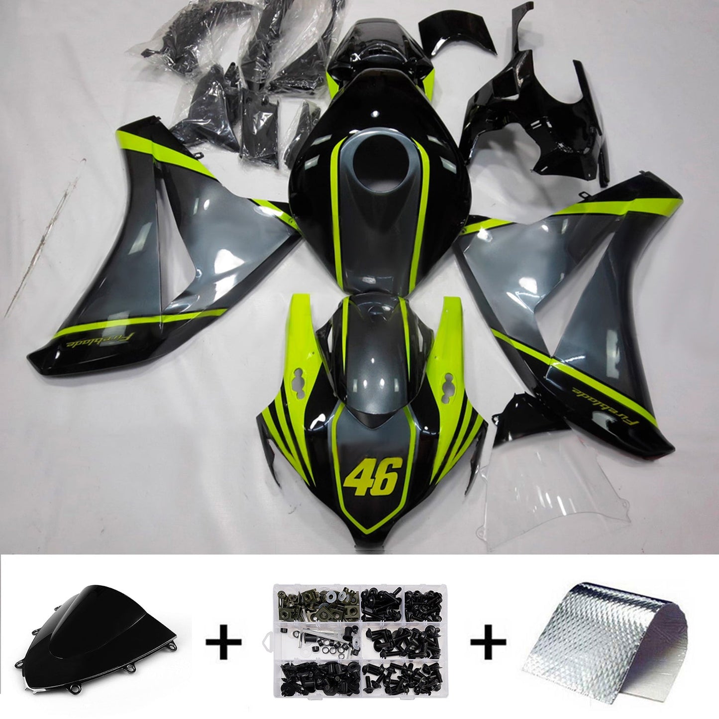 Kit di carene in plastica ABS stampate a iniezione per Honda CBR1000RR 2008-2011