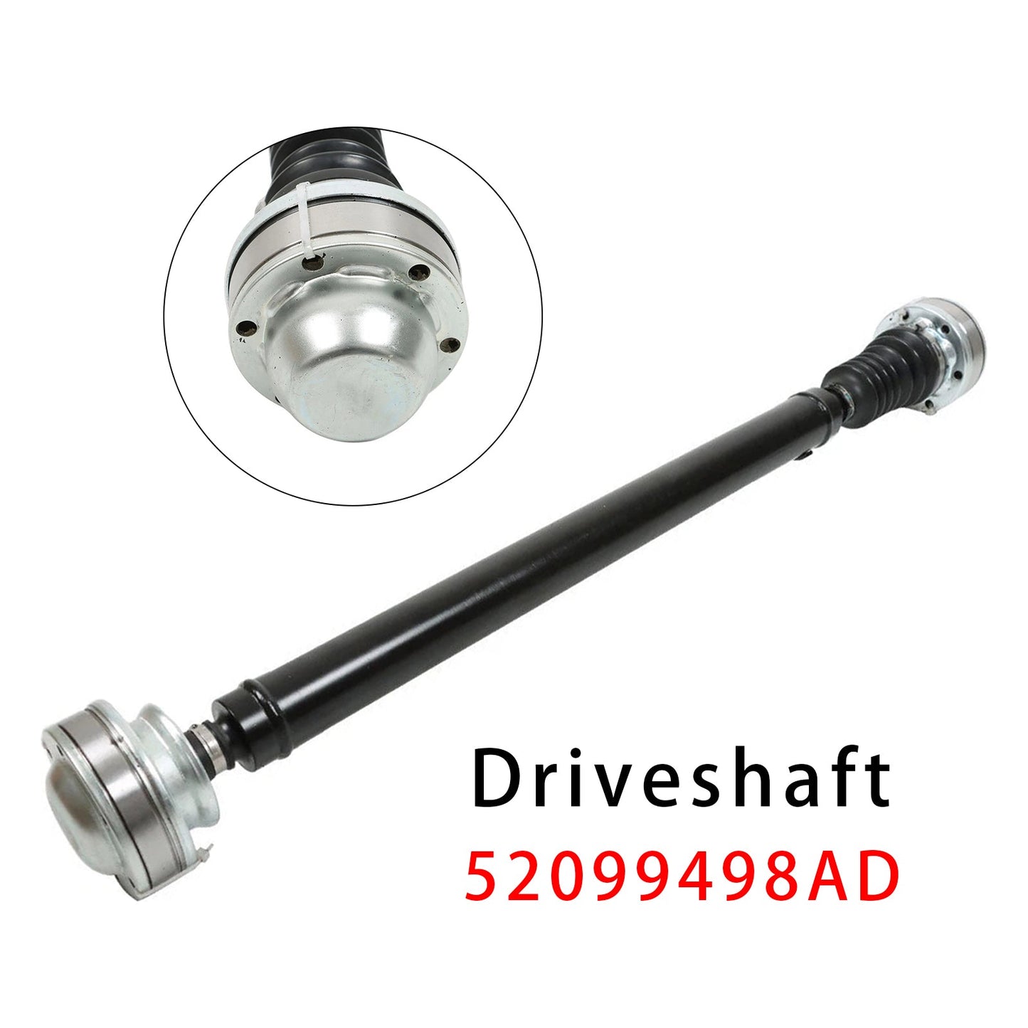 Albero di trasmissione anteriore per Jeep Grand Cherokee V8 4.7L 4WD o AWD 1999-2003 52111593AA