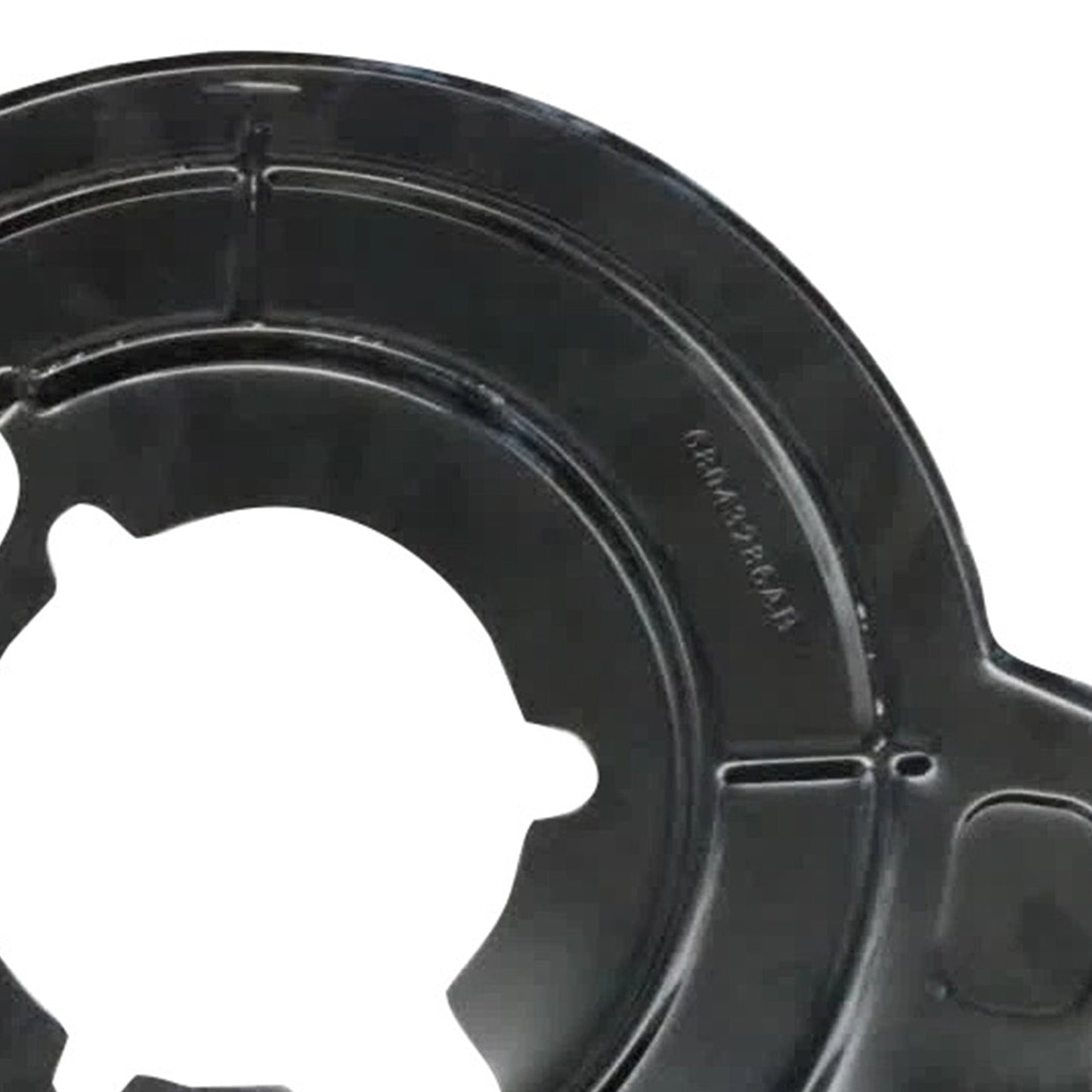 Protezioni antipolvere per freni sinistro e destro 68043286AB compatibili con Jeep Wrangler JK 2007-2018, colore nero.