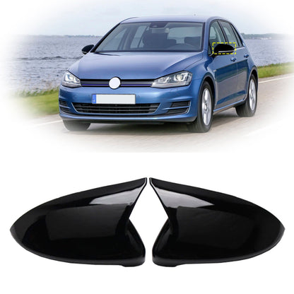 2015-2019 MK7 VW Golf /GTI /Golf R/E-Golf 2 pezzi Copri specchietti retrovisori esterni neri lucidi 5G0857537