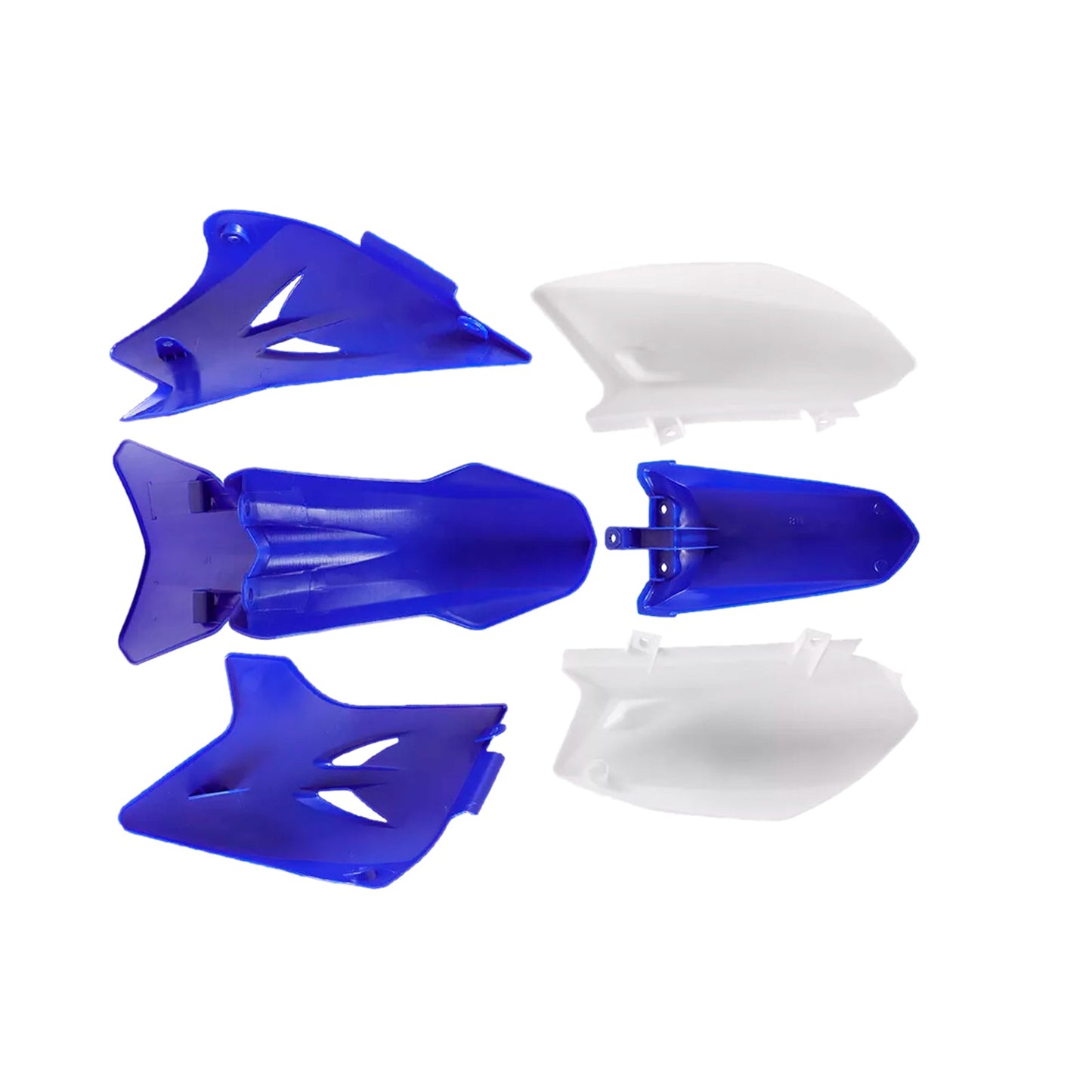 Kit plastiche per carrozzeria Yamaha TTR50 2006-2021, carenatura parafango anteriore e posteriore