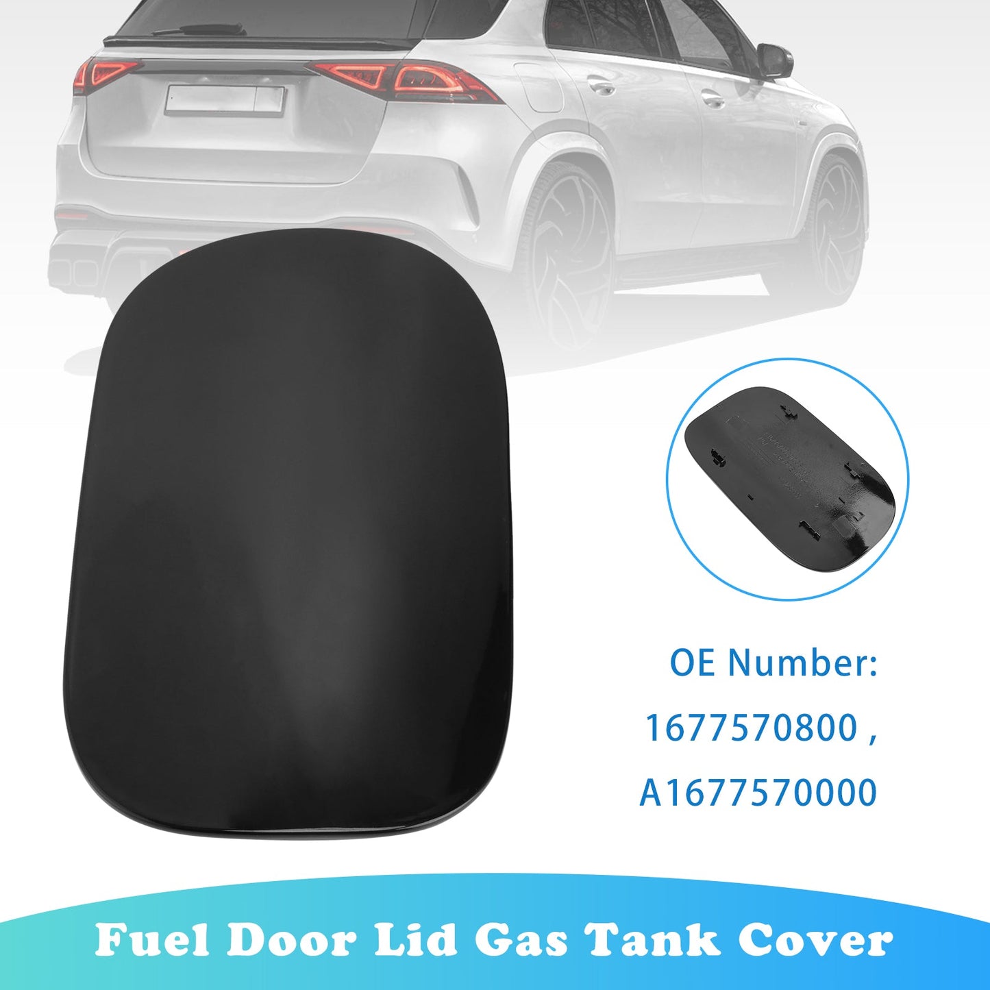 Sportello serbatoio carburante per Mercedes GLE W167 2019-2025, codice A1677570000