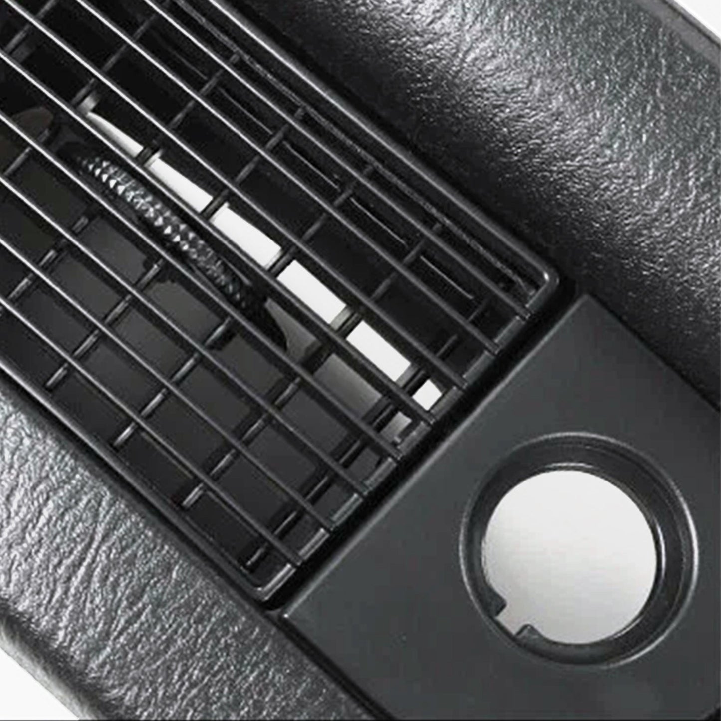 Pannello di rivestimento della bocchetta dell'aria del cruscotto centrale Dodge Ram 1500 2002-2005, nero