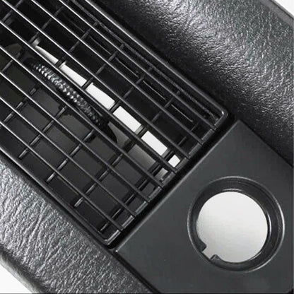 Pannello di rivestimento della bocchetta dell'aria del cruscotto centrale Dodge Ram 1500 2002-2005, nero