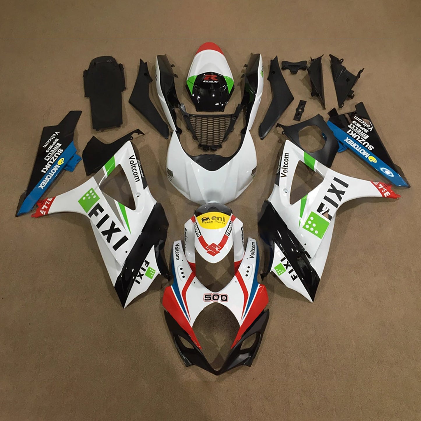 Kit carenatura iniezione plastica ABS per Suzuki GSXR1000 2007-2008 K7