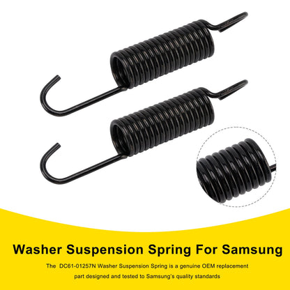 2 pezzi DC61-01257N Molla di sospensione per lavatrice Samsung sostituisce 592-49396 592-49474