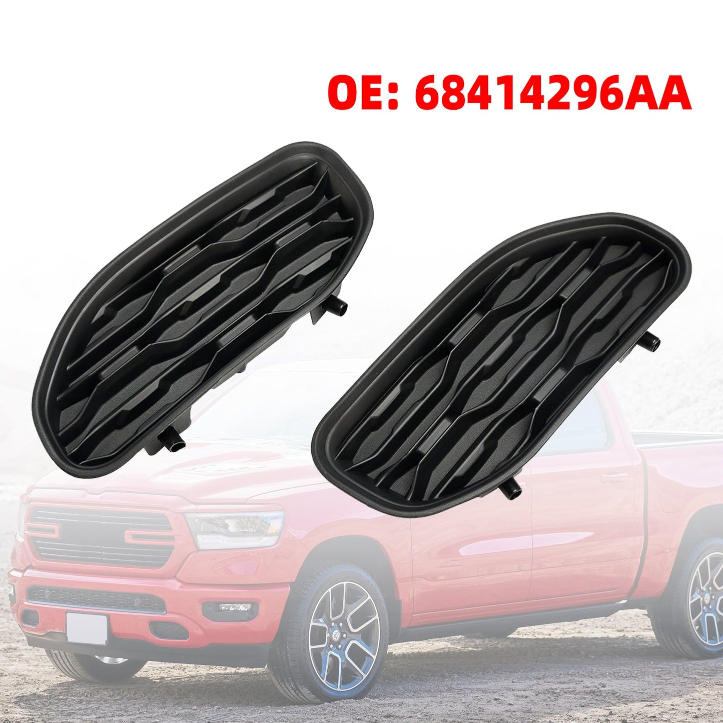 Cornice paraurti anteriore sinistra e destra Ram 1500 2019-2024 8414296AA