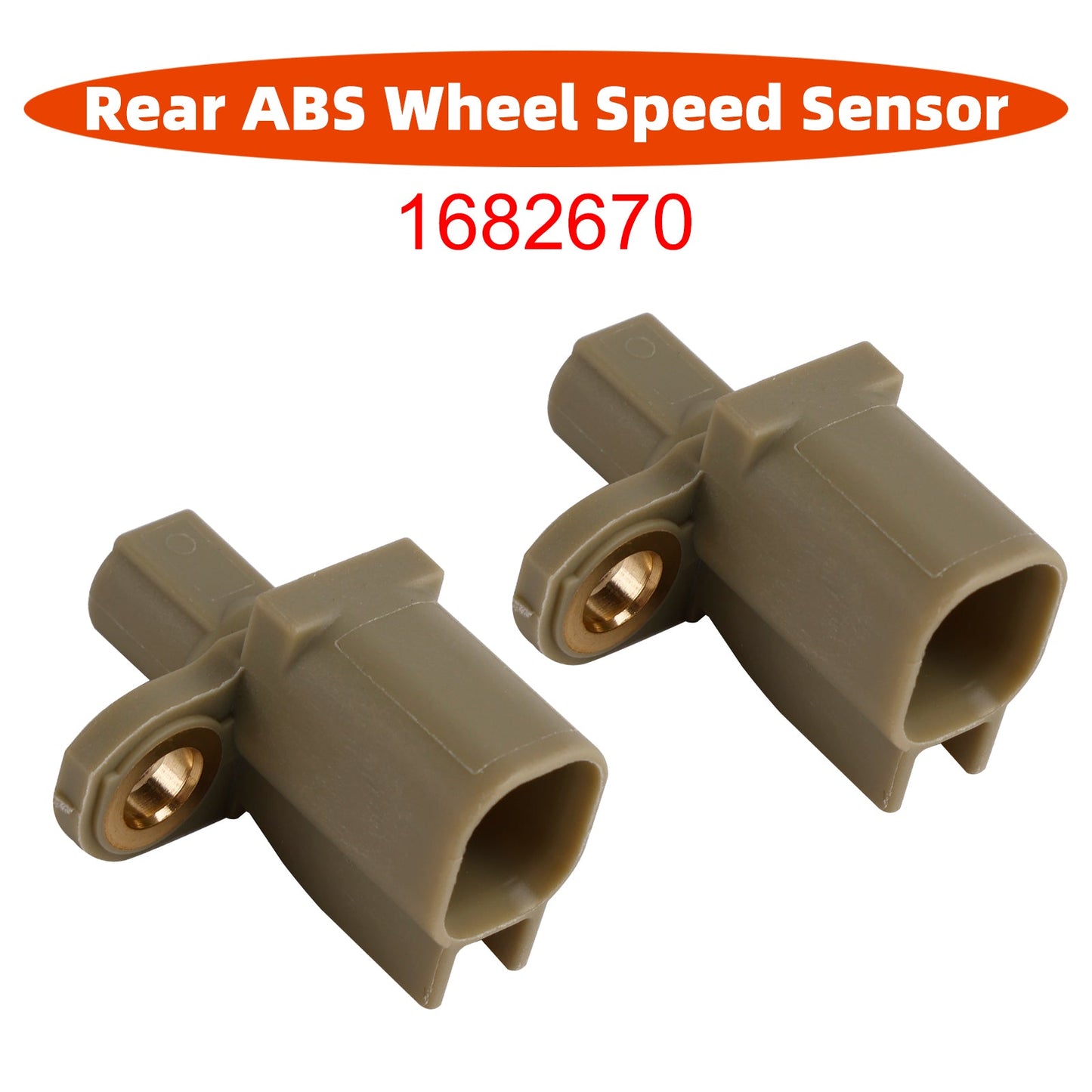 2 sensori di velocità ruota ABS posteriori sinistro e destro per Ford Kuga 2.0D dal 2012 in poi 1682670