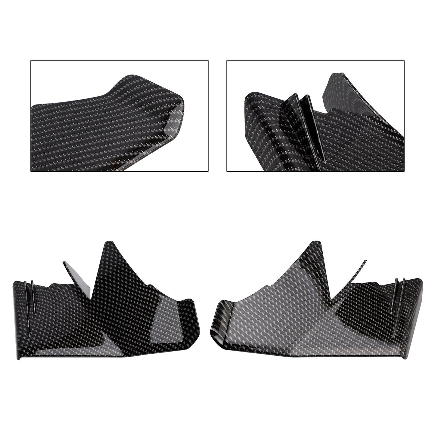 Deflettore aerodinamico con alette laterali per Aprilia RS457 2024