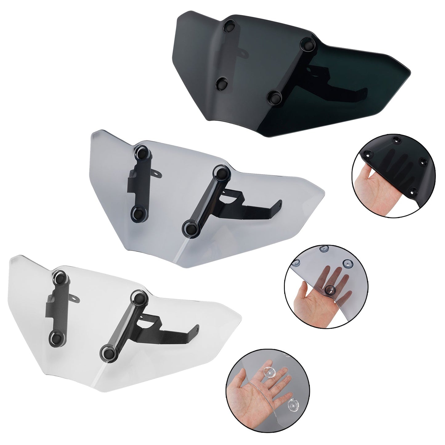 Cupolino parabrezza per moto compatibile con Yamaha MT-07 2025-2026