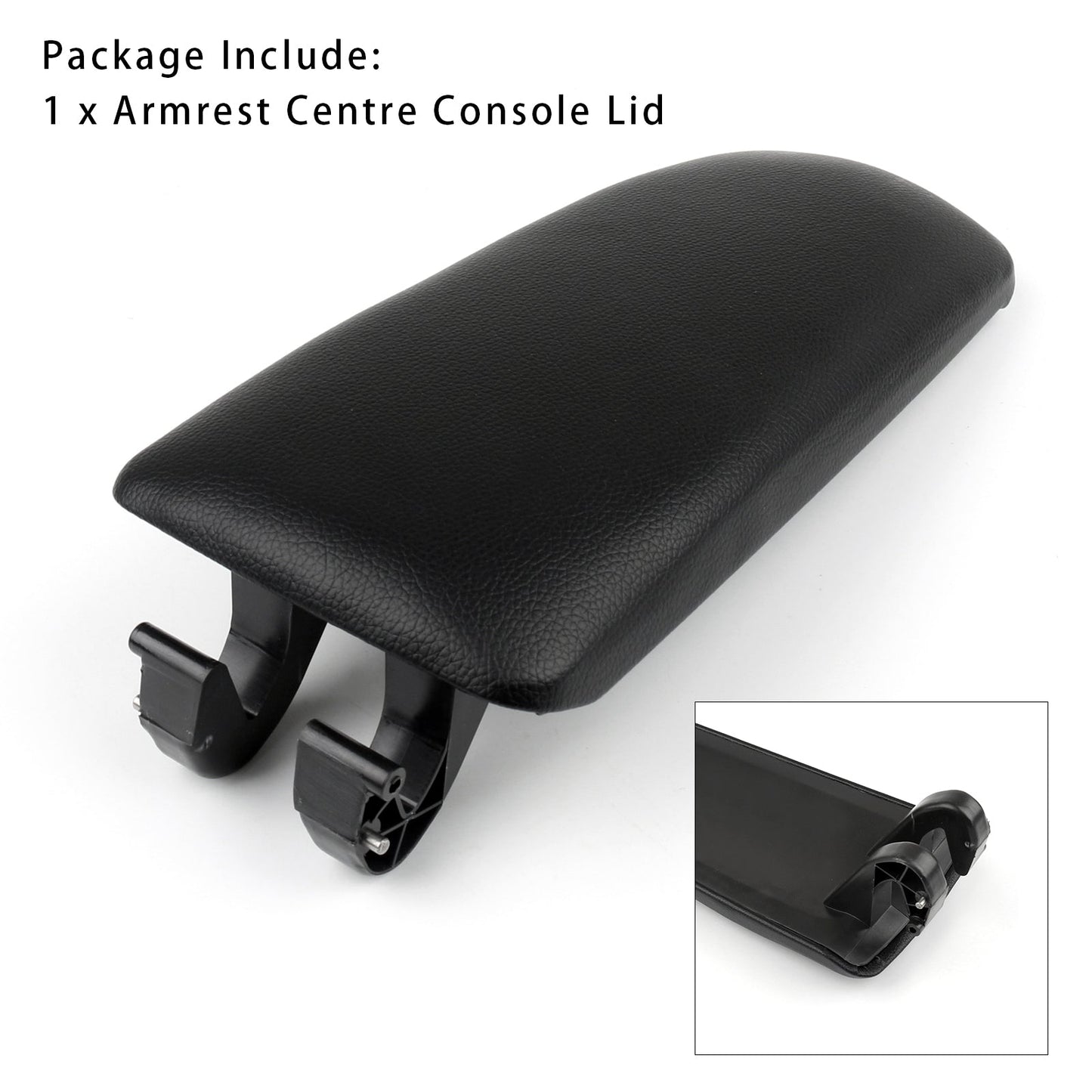 Coperchio della console centrale del bracciolo in pelle nera Audi A4 B6 B7 2001-2008 8E0864245E