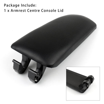 Coperchio della console centrale del bracciolo in pelle nera Audi A4 B6 B7 2001-2008 8E0864245E