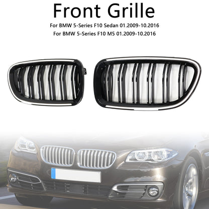 11.2009-02.2017 BMW Serie 5 F11 Touring Griglia paraurti a rene Griglia Nero lucido 51137203203 51137203204