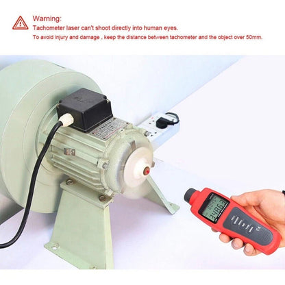 Tachimetro digitale laser senza contatto UT372, misuratore di velocità di rotazione fino a 99999 giri/min.