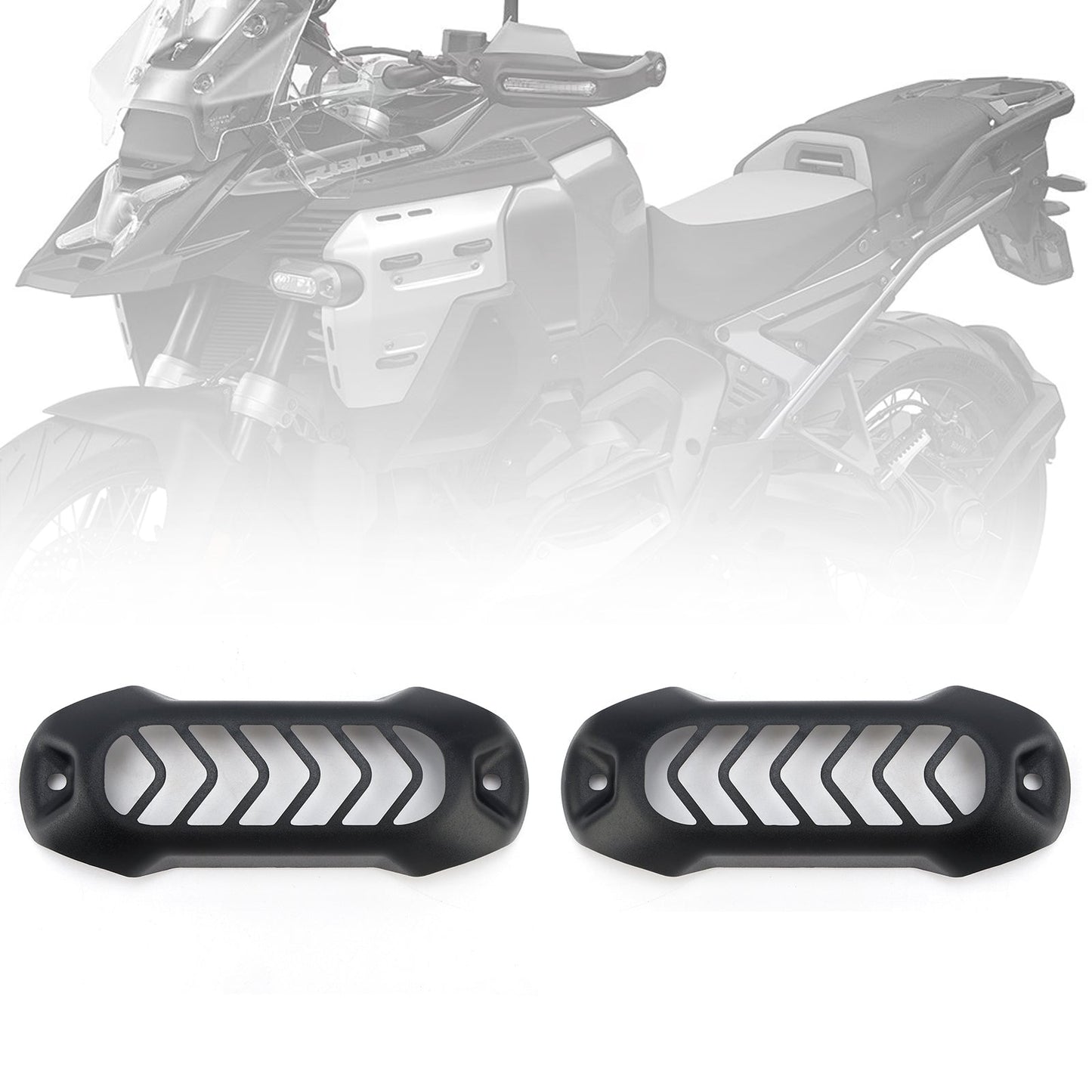 Griglia protettiva per faretti a LED Bmw R1300GS Adv 2024-2025, nera