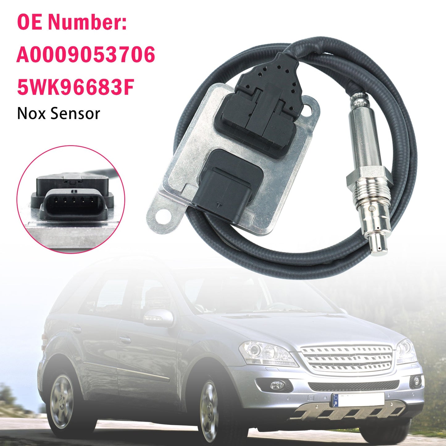 Sensore di ossido di azoto A0009053706 5WK96683F per Mercedes W463 W164 W166 W205 W212 W222