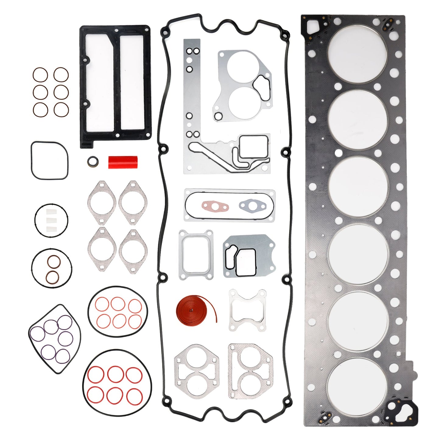Kit guarnizione testata cilindro superiore per Cummins 15L ISX QSX 4955596 4089169 4352145