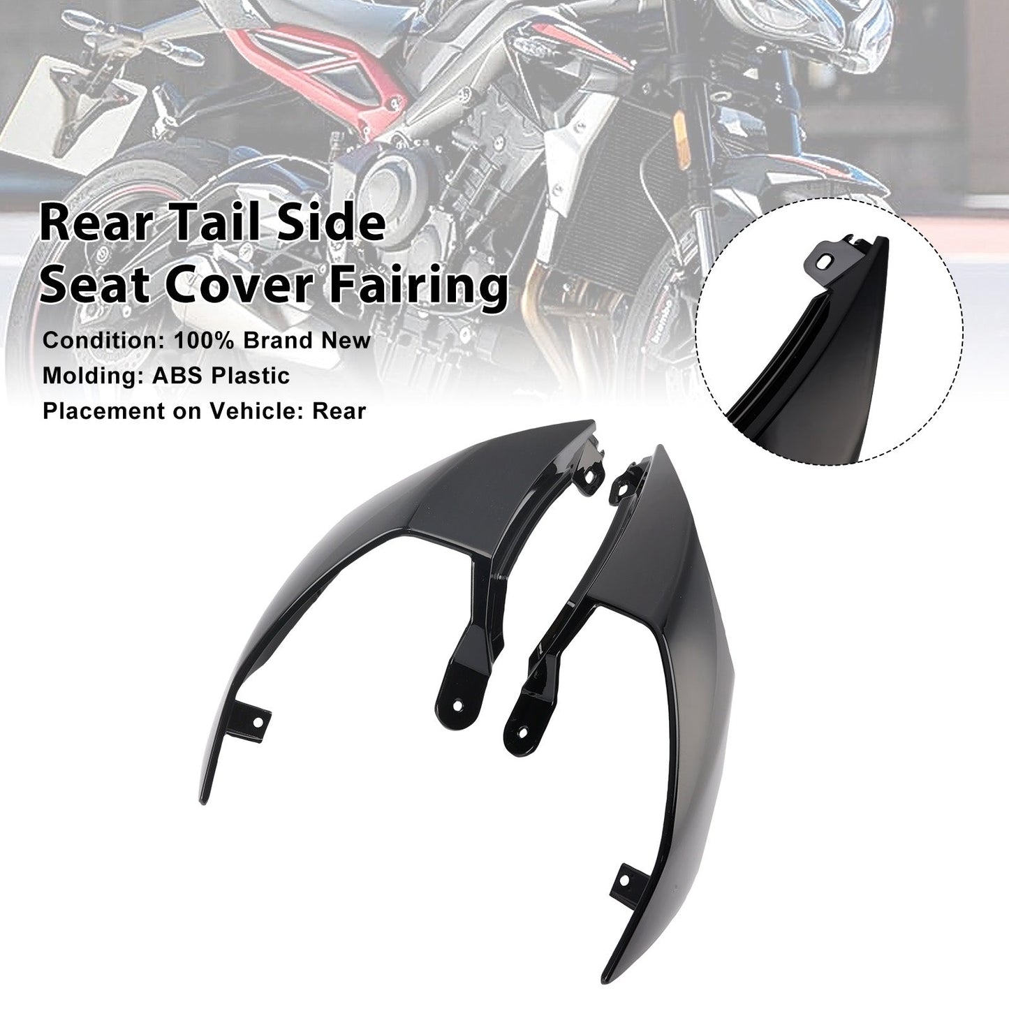 Carenatura laterale posteriore per Street Triple 765 R RS 2020-2025