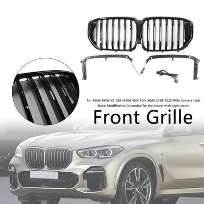 Griglia anteriore a rene nera lucida BMW X5 G05 M-Performance 2019-2022 51137454887