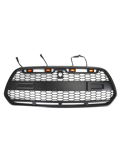 Matt Black Front Bumper Grille Grill w/LED Fit Ford Transit MK8 2015-2018 Raptor