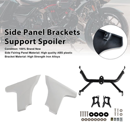 Staffe di supporto per spoiler per pannelli laterali Harley Road Glide CVO ST FLTRXSTSE dal 2024 in poi