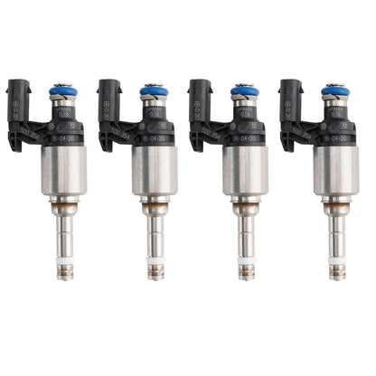 4 pezzi iniettore carburante 04E906036Q adatto per Audi A3 adatto per Seat Leon adatto per Skoda adatto per VW Passat