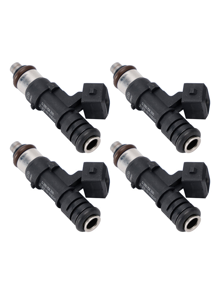 4 pezzi iniettori carburante per Ford B C-Max Fiesta Focus Fusion Mondeo Puma 0280158200