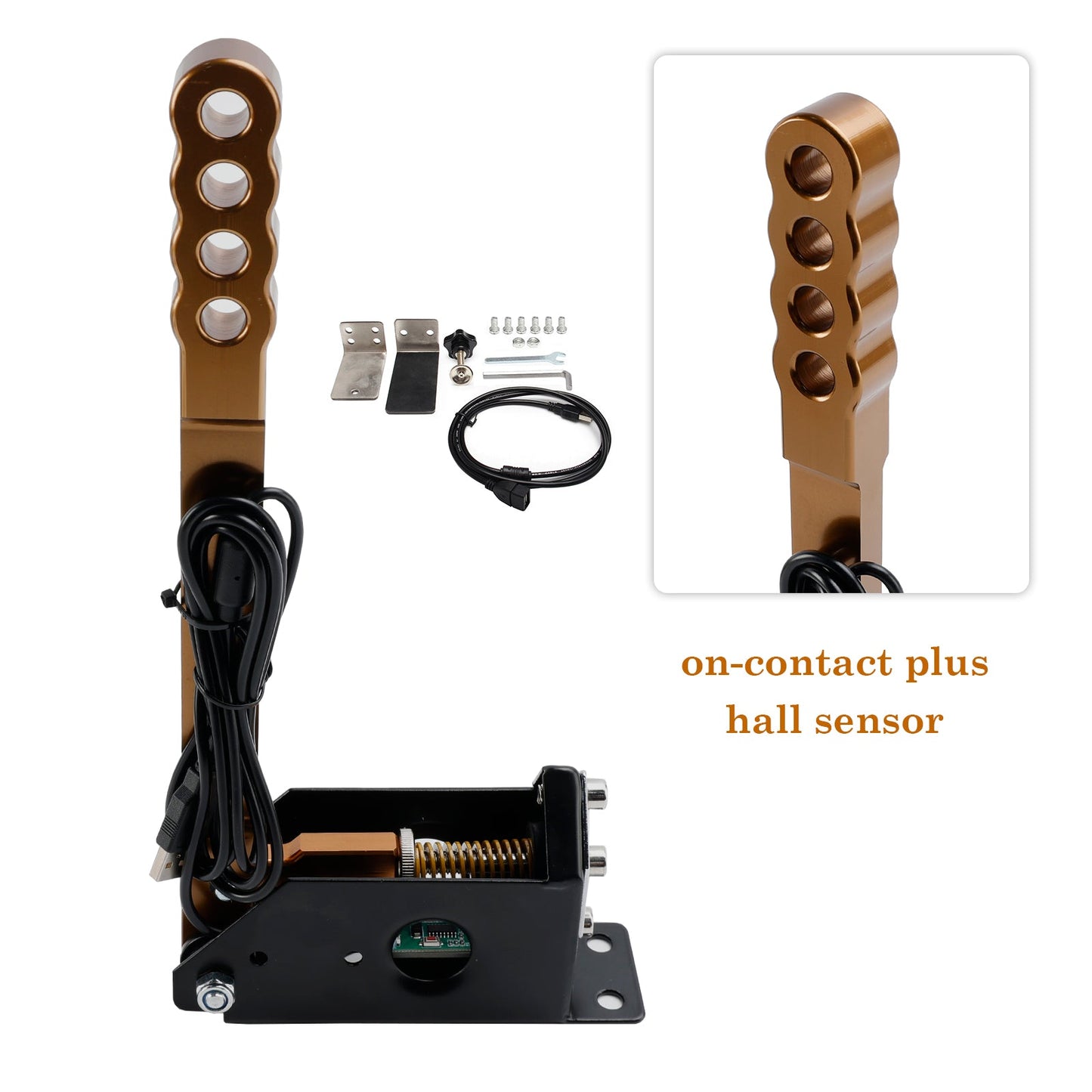 Freno a mano da corsa Sim USB per PC 14 bit con morsetto per Assetto per G27/G29/T300/T500