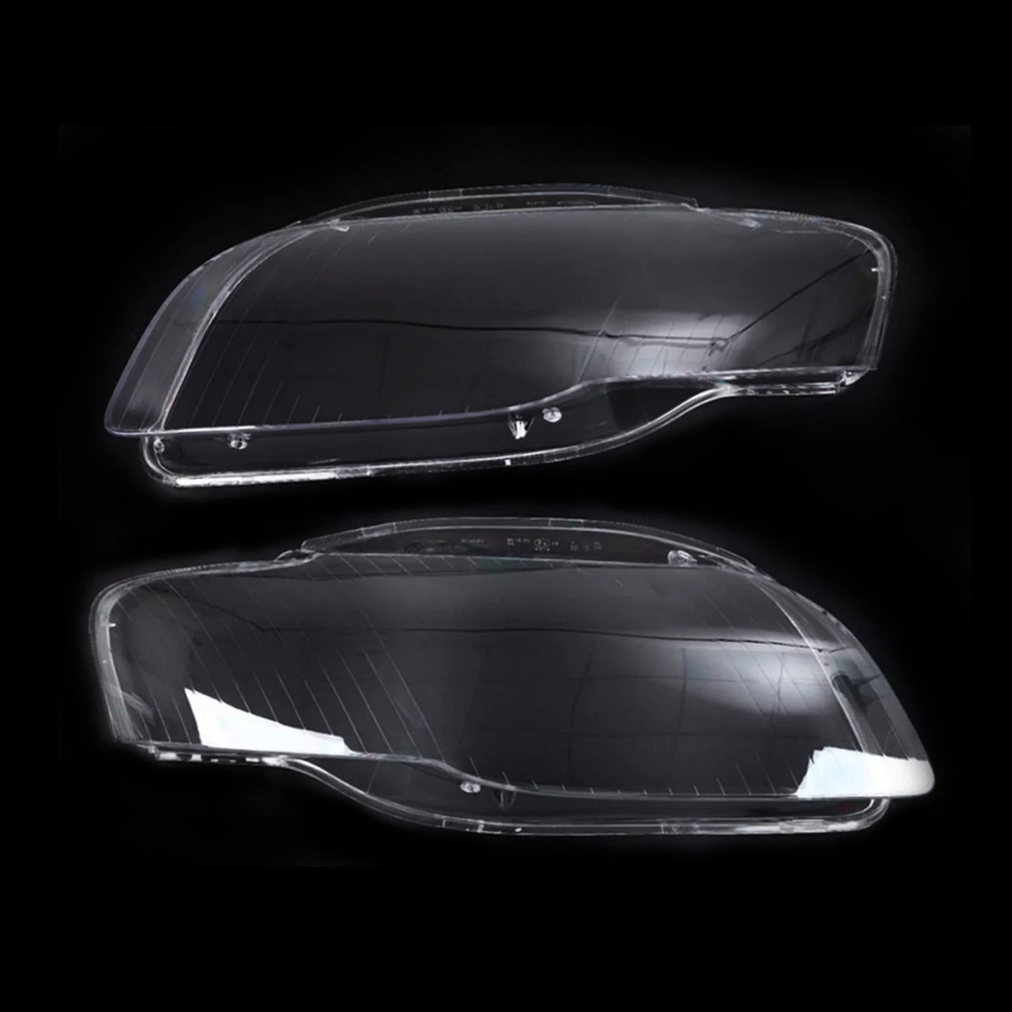 Copertura trasparente in vetro per fari anteriori Audi A4 B7 8E 2005-2008
